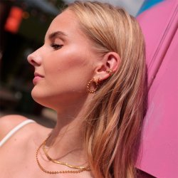 Sistie2ND Camellia Ear Cuff Forgyldt