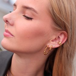 Sistie2ND Camellia Ear Cuff Forgyldt