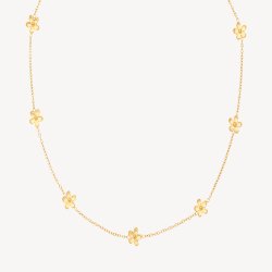 Sistie2ND Camellia Halskde Forgyldt