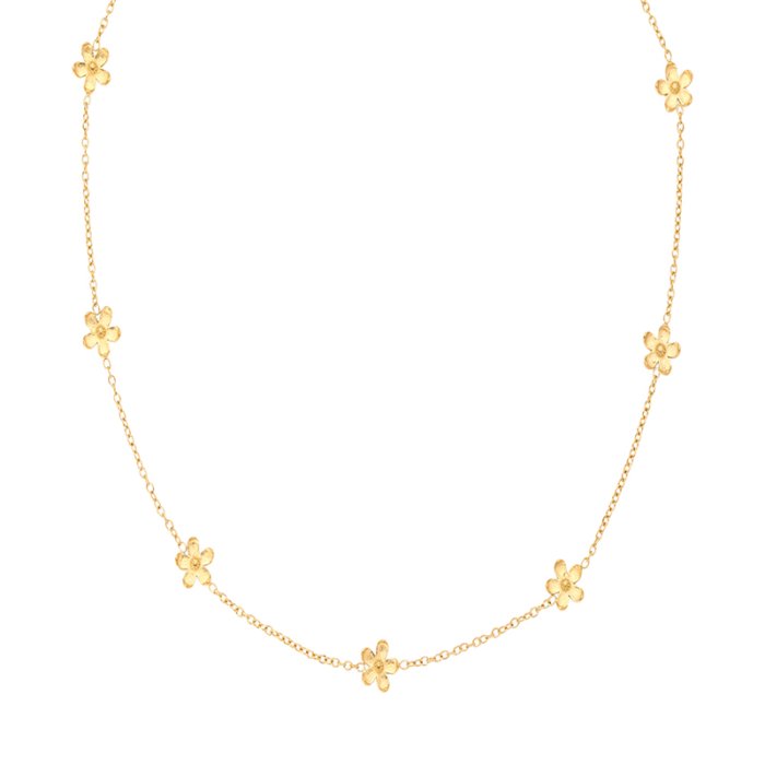 Sistie2ND Camellia Halskde Forgyldt