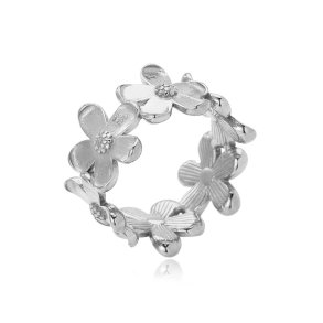 Sistie2ND Camellia Ring Stl