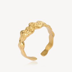 Sistie2ND Freja Ring Forgyldt