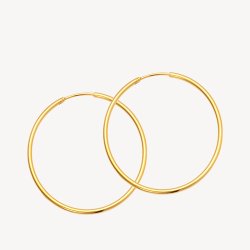 Sistie2ND Hoop Basic Creoler Medium Forgyldt