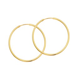 Sistie2ND Hoop Basic Creoler Medium Forgyldt