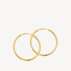 Sistie2ND Hoop Basic Creoler Small Forgyldt