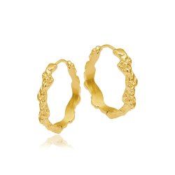 Sistie2ND Hoop Creoler Bred Stor Forgyldt