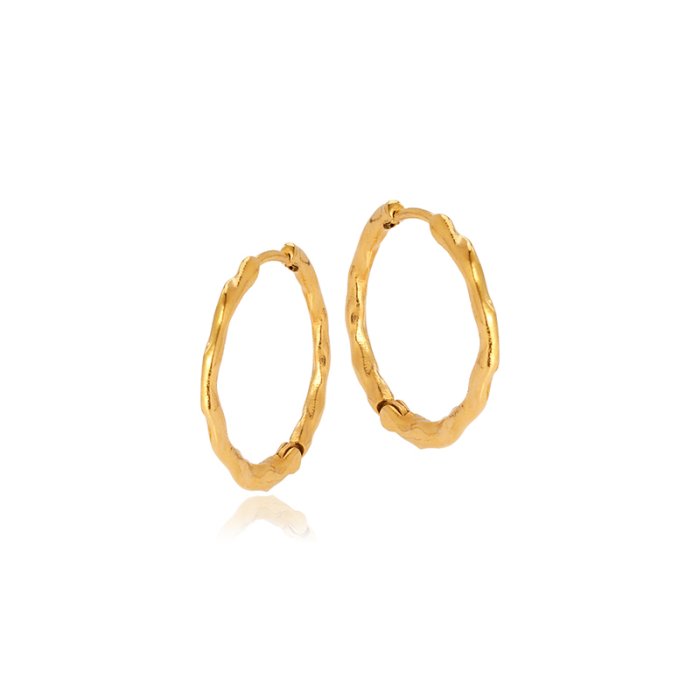 Sistie2ND Hoop Creoler Smal Forgyldt