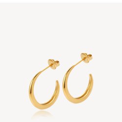 Sistie2ND Lux Creoler Small Forgyldt