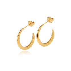 Sistie2ND Lux Creoler Small Forgyldt