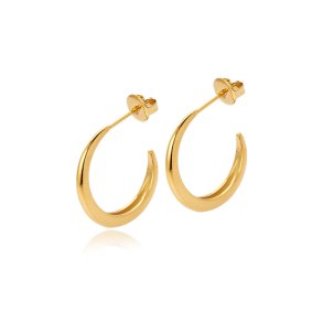 Sistie2ND Lux Creoler Small Forgyldt