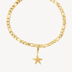 Sistie2ND Sirena Anklet Forgyldt