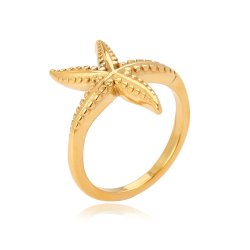 Sistie2ND Sirena Ring Sstjerne Forgyldt