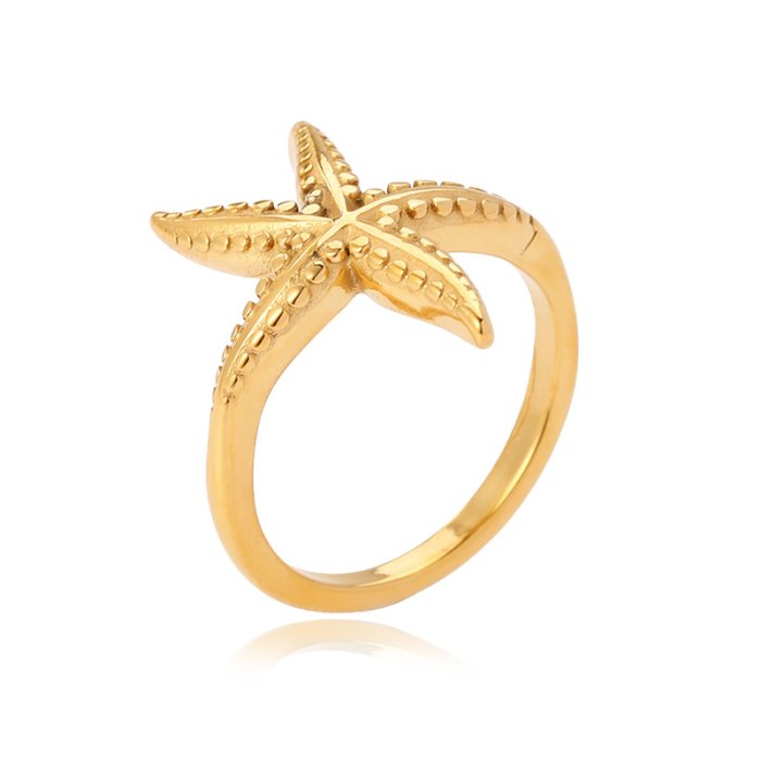 Sistie2ND Sirena Ring Sstjerne Forgyldt