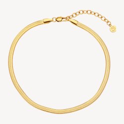 Sistie2ND Snake Anklet Forgyldt