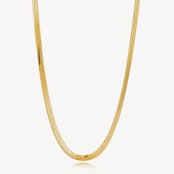 Sistie2ND Snake Halskde Forgyldt