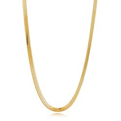 Sistie2ND Snake Halskde Forgyldt