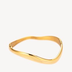 Sistie2ND Wavy Armbnd Forgyldt