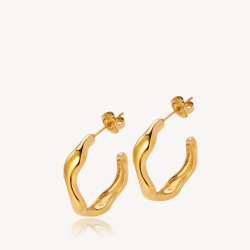 Sistie2ND Wavy Creoler Forgyldt