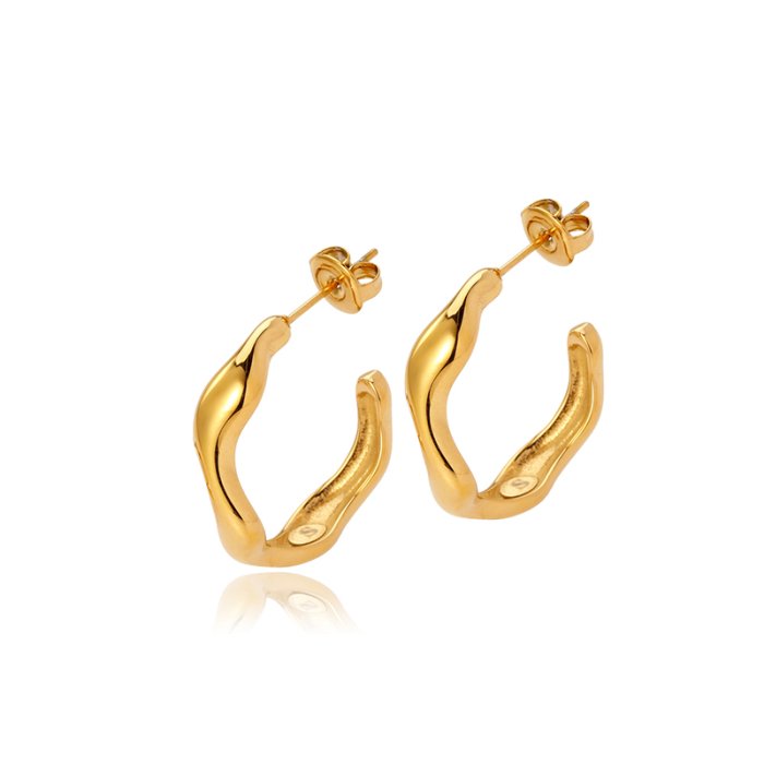 Sistie2ND Wavy Creoler Forgyldt