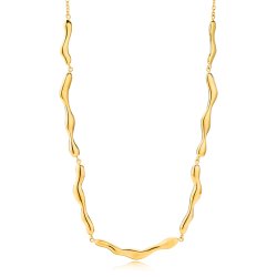 Sistie2ND Wavy Halskde Forgyldt