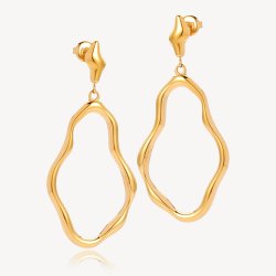 Sistie2ND Wavy reringe Forgyldt