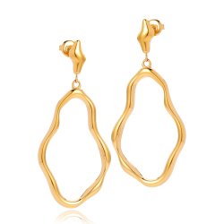 Sistie2ND Wavy reringe Forgyldt