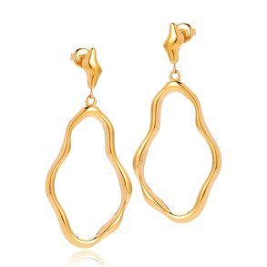 Sistie2ND Wavy reringe Forgyldt