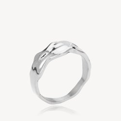 Sistie2ND Wavy Ring Smal Stl