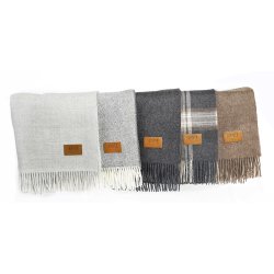 Skriver Collection Baby Alpaca Plaid - Brun