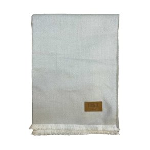 Skriver Collection Baby Alpaca Premium Plaid - Lysegr 