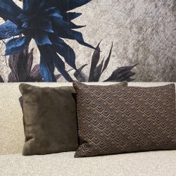 Skriver Collection Bond Street Pude Brun - 40x60 cm.