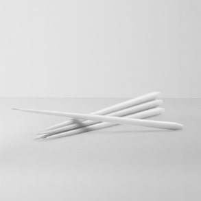 Stoff Nagel Lange Kertelys - Hvid