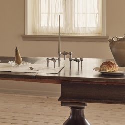 Stoff Nagel Lysestage Brstet Krom 3 stk.