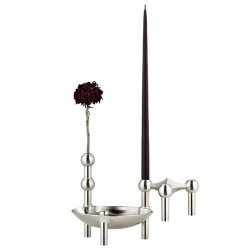 Stoff Nagel Vase B�rstet Krom