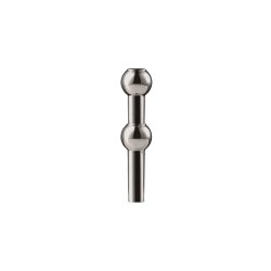 Stoff Nagel Vase Sort Krom