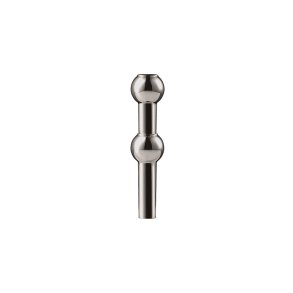Stoff Nagel Vase Sort Krom
