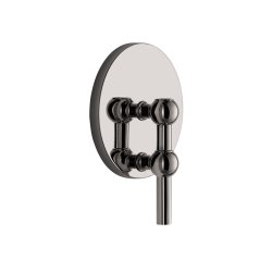 Stoff Nagel Wall Hanger Sort Krom