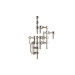 Stoff Nagel Wall Hanger B�rstet Krom
