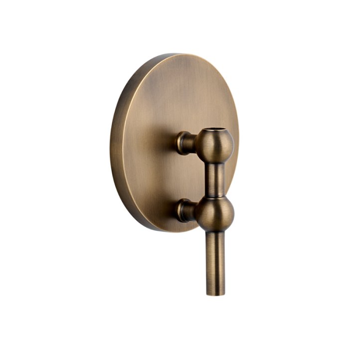 Stoff Nagel Wall Hanger Bronzeret Messing
