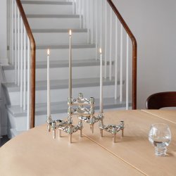 Stoff Nagel BMF Lysestage - Krom