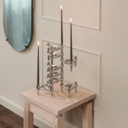 Stoff Nagel BMF Lysestage - Krom