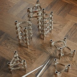 Stoff Nagel BMF Lysestage - Krom