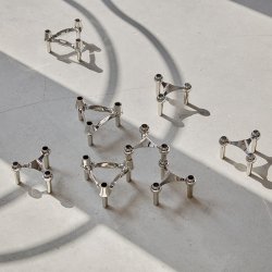 Stoff Nagel BMF Lysestage - Krom