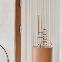 Stoff Nagel BMF Lysestage - Krom