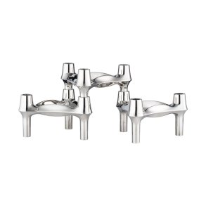 Stoff Nagel BMF Lysestage - Krom - 3 stk.