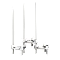 Stoff Nagel BMF Lysestage - Krom - 3 stk.