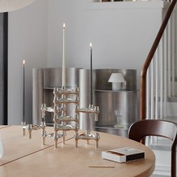 Stoff Nagel BMF Lysestage - Krom - 3 stk.