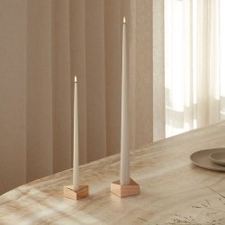 Stoff Nagel Reflect Lysestage - Rosa Guld Finish - Stor