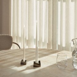 Stoff Nagel Reflect Lysestage - Sort Krom - Lille