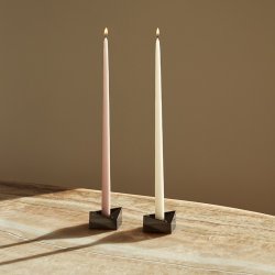 Stoff Nagel Reflect Lysestage - Sort Krom - Stor